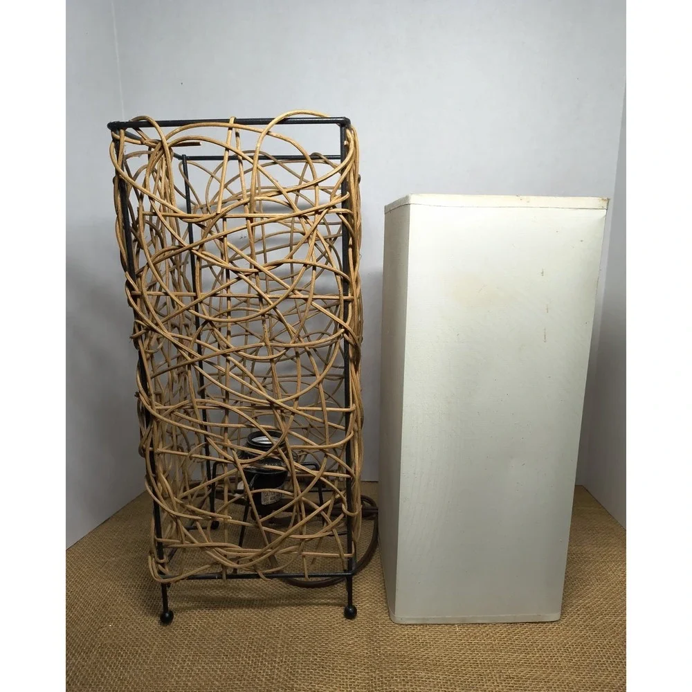 Wicker Rattan Wrapped Vine Style 14